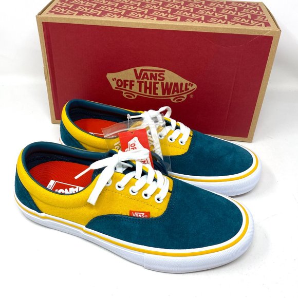 💖MEGA SALE💖VANS Era Pro Prime Atlantic Shoes Women’s Gold Suede VN0A347L0V1 - Picture 7 of 10
